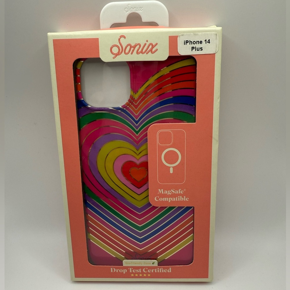 Sonix iPhone 14 Plus Case - Multicolor Heart Design